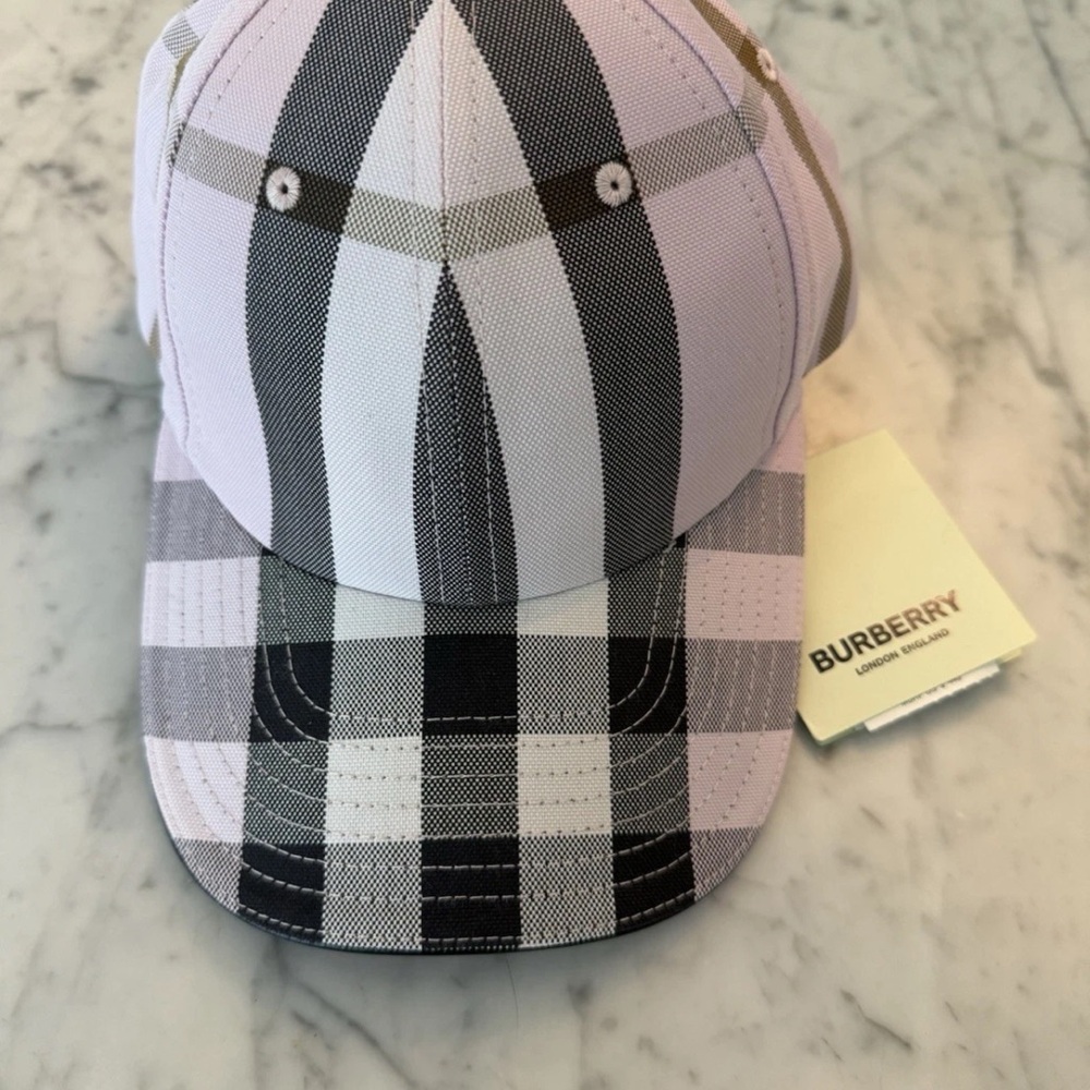 Burberry Monochrome Check Cap